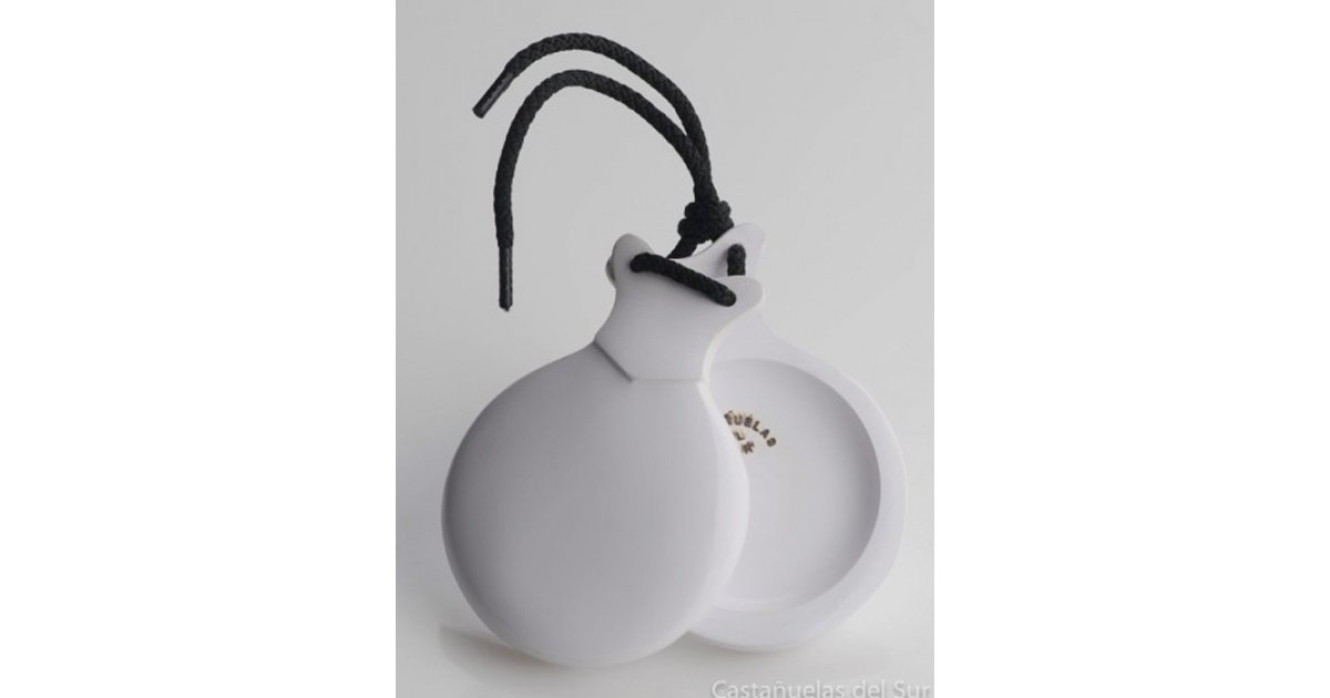 Castañuela Profesional Vidrio Blanco-Marfil Castañuela Profesional Vidrio Blanco-Marfil