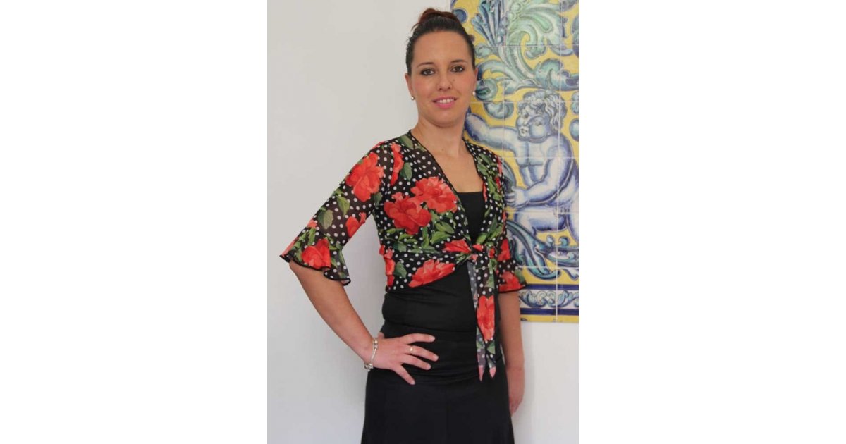 Cardigan Estampado Flores y Lunares Cardigan Estampado Flores y Lunares