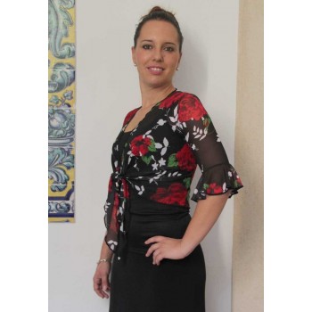 Cardigan Estampado Flores