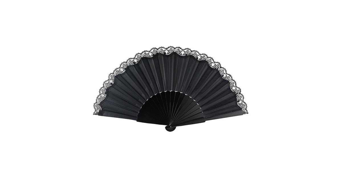 Pericón wooden hand-held fan (31 cm) Pericón wooden hand-held fan (31 cm)