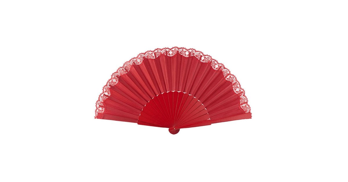 Pericón wooden hand-held fan (31 cm) Pericón wooden hand-held fan (31 cm)