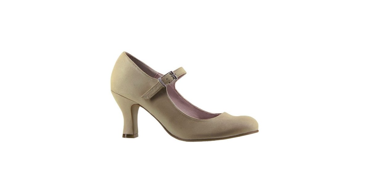 Zapato Flamenca Piel Camel Zapato Flamenca Piel Camel
