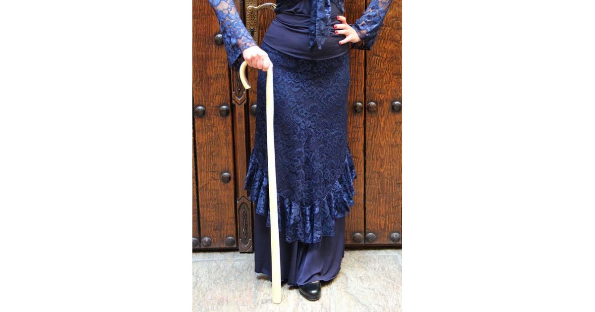 Flamenco dance cane smooth white unvarnished Flamenco dance cane smooth white unvarnished