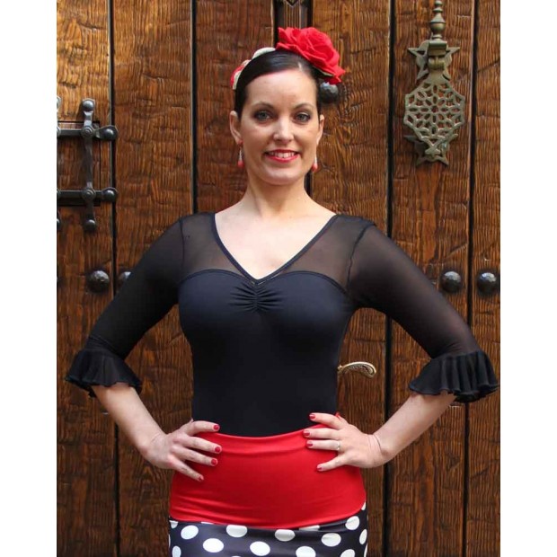Justaucorps flamenco noir. Justaucorps flamenco noir.