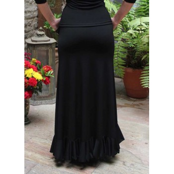 Jupe flamenco noire Valoria