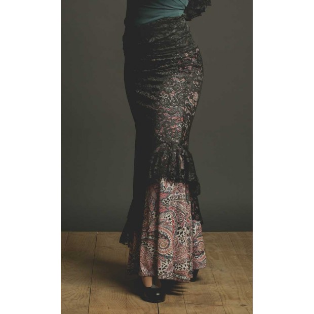 Jupe flamenco noire Blonda Jupe flamenco noire Blonda
