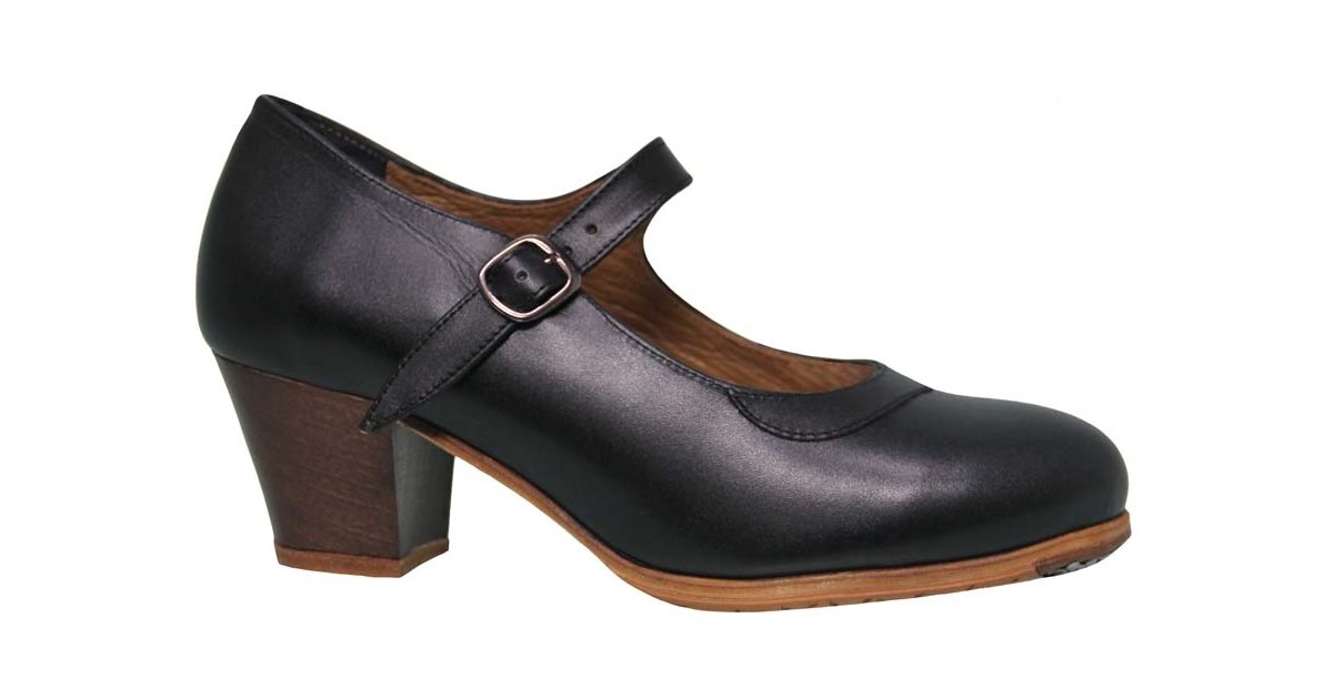 Professional black leather with Cuban Heel buckle