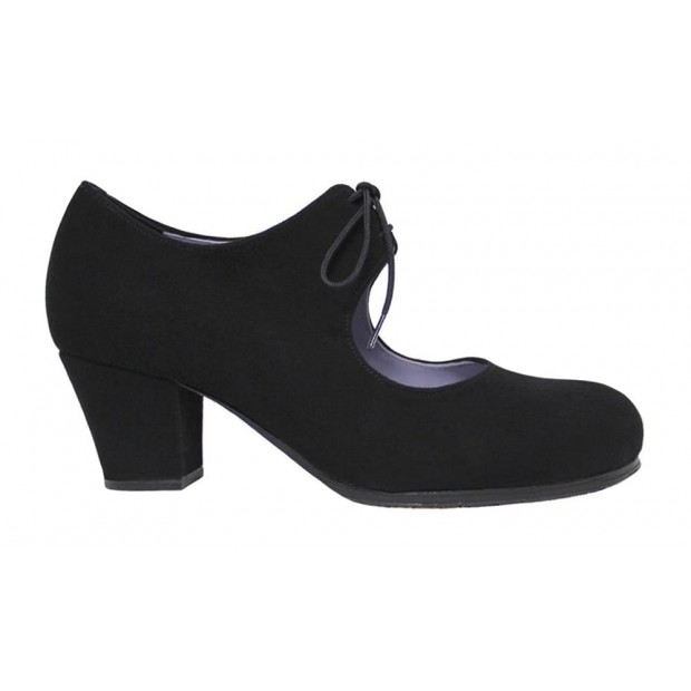 Profesional ante negro con cordones Profesional ante negro con cordones