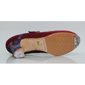 Daim Bourgogne professionnel avec boucle large