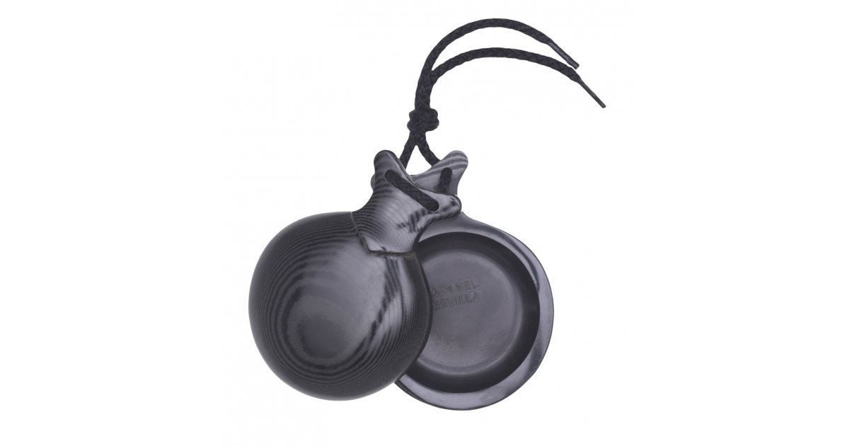 Castagnettes Capricho en toile noire Castagnettes Capricho en toile noire