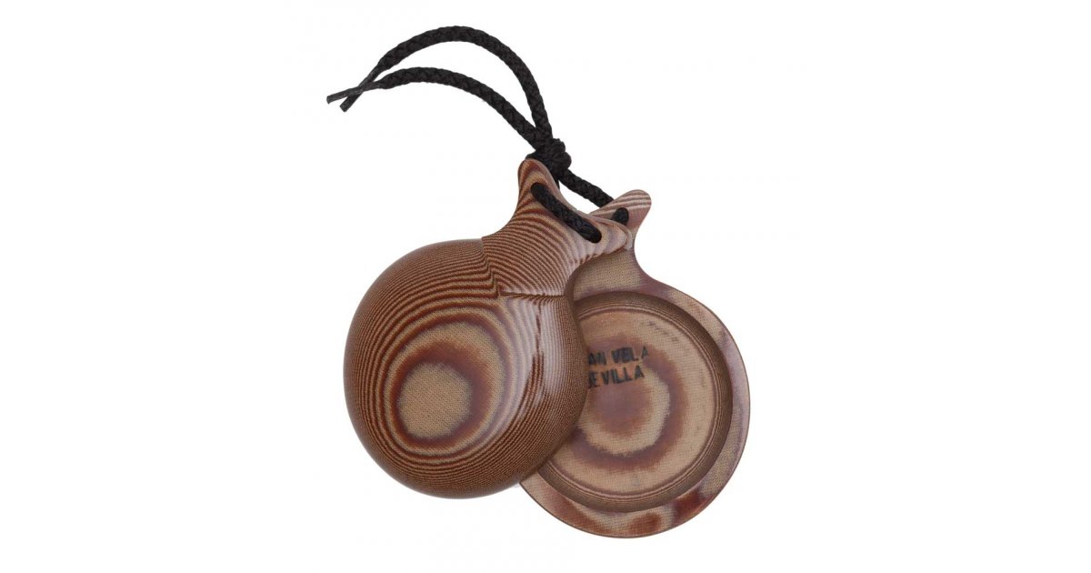 Castagnettes Capricho en toile caramel Castagnettes Capricho en toile caramel