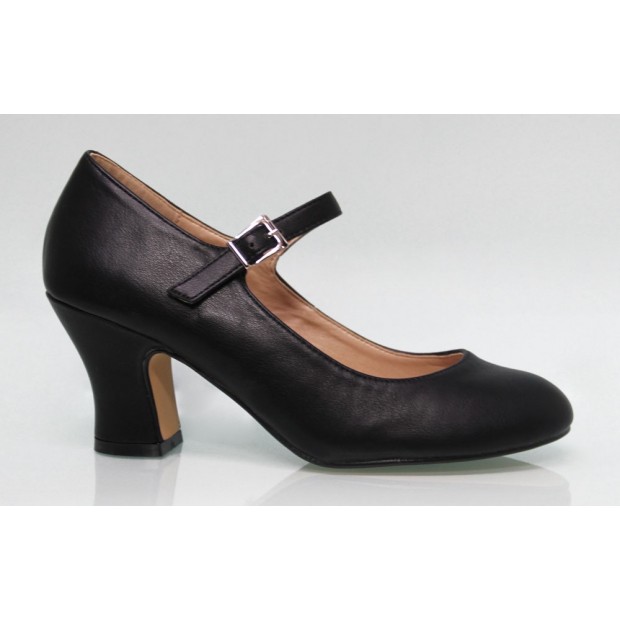 Flamenco shoe Black Leatherette Flamenco shoe Black Leatherette