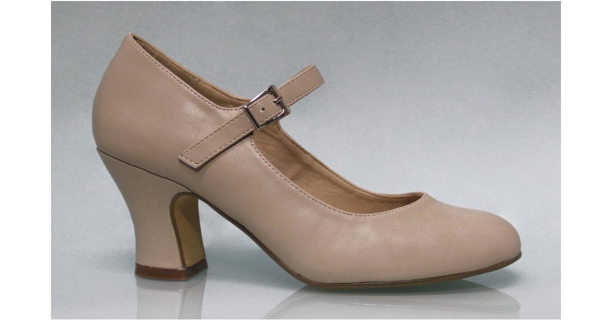 Beige Flamenco Shoes Beige Flamenco Shoes