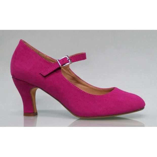 Chaussure Buganvilla en daim flamenca Chaussure Buganvilla en daim flamenca