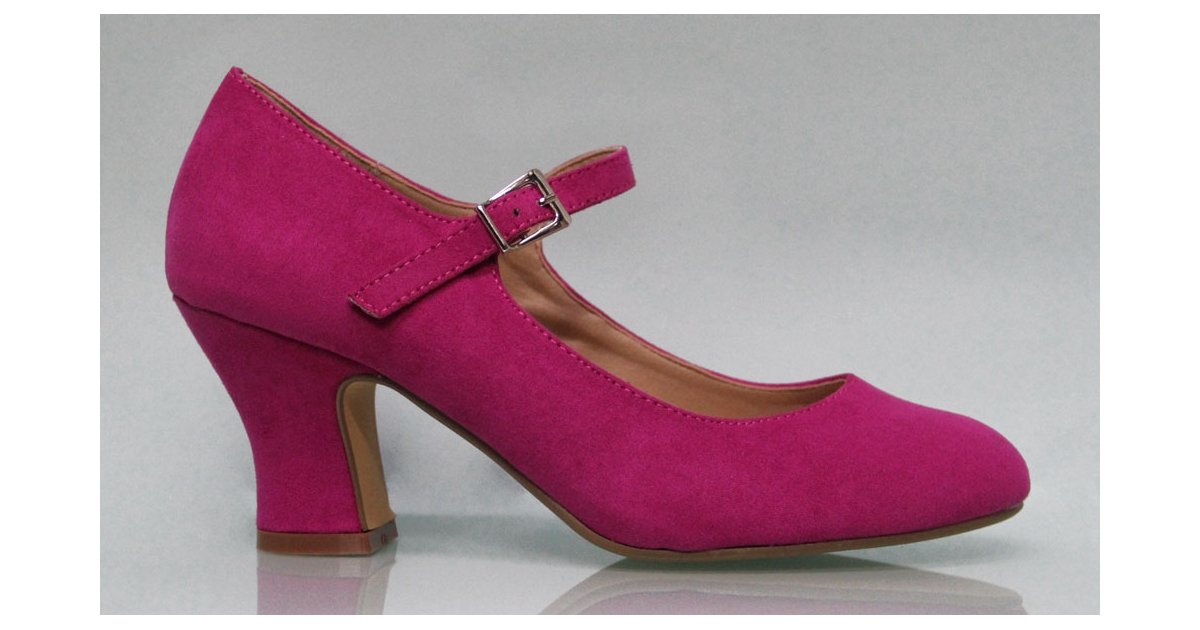 Chaussure Buganvilla en daim flamenca Chaussure Buganvilla en daim flamenca