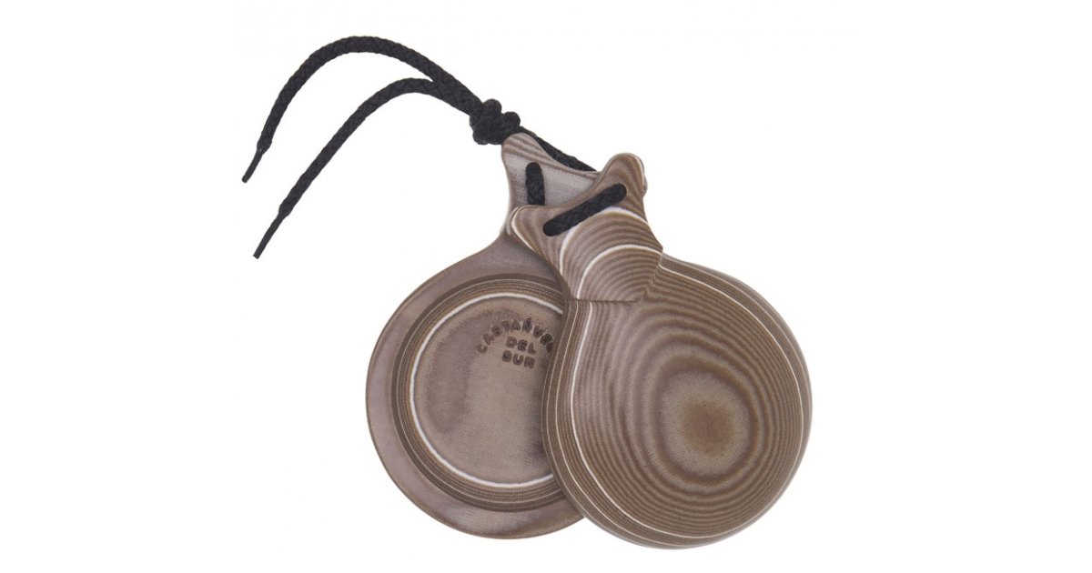Castagnette tissu Caramel Boîte Normale