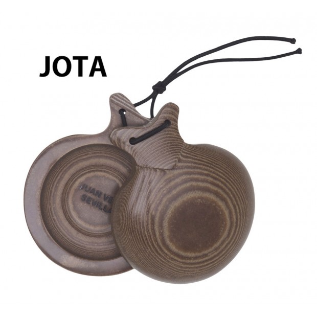 Castagnette capricho tissu Caramelo Caisse Double Spécial jota