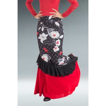 Floral Flamenco Skirt