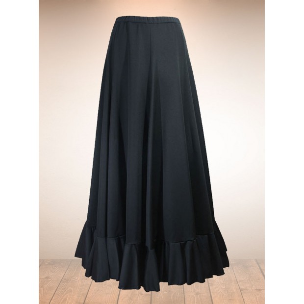 Flamenco Black Skirt Godets 1 Frills