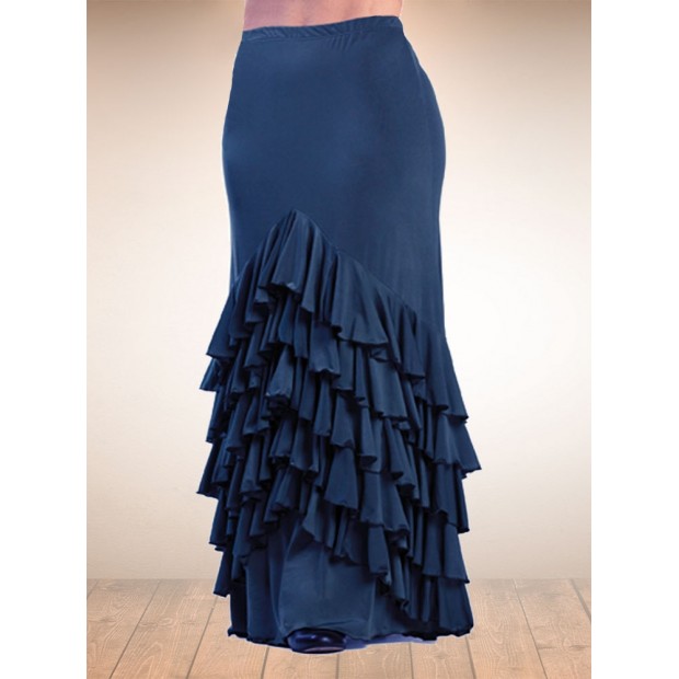 Blue Vega Flamenco Skirt