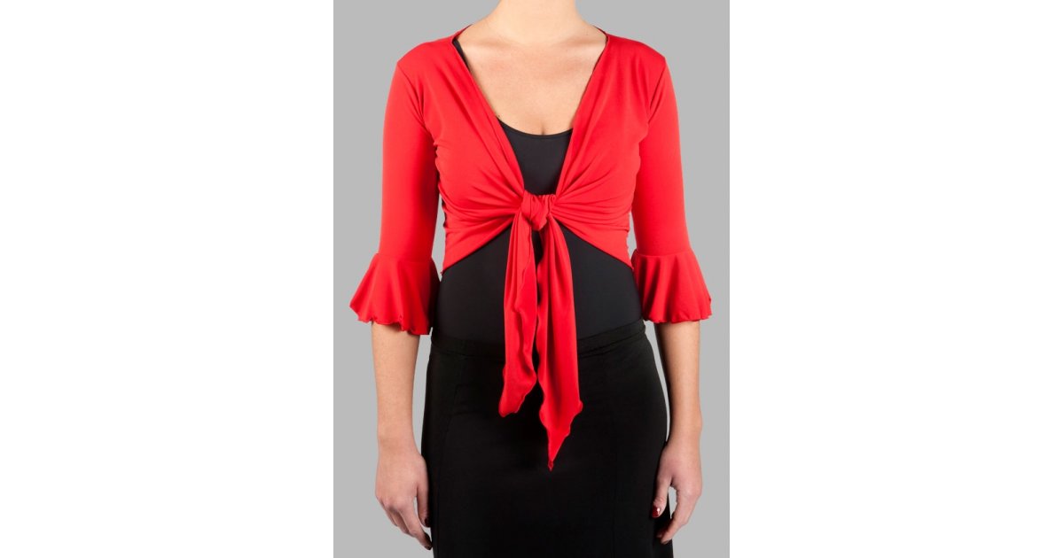 Femme cardigan flamenco rouge Femme cardigan flamenco rouge