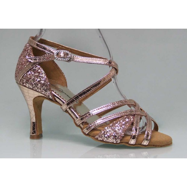 Combined Ballroom Dance Shoes Fantasy and Glitter