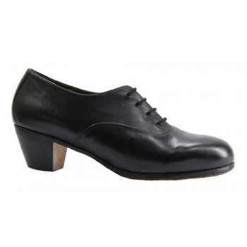 Chaussure Flamenco Professionnelle en Cuir Noir