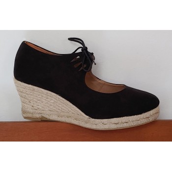 Zapatilla De Esparto Negra...
