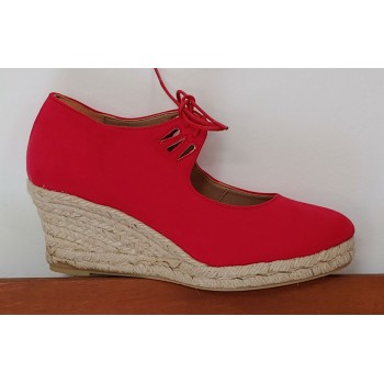 Red Esparto Shoe Closed...