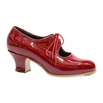Cuir verni rouge...
