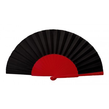 Grand éventail Rouge Noir...
