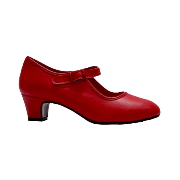 Zapato de Flamenca Rojo