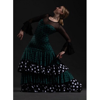Vestido Flamenco Estampado...