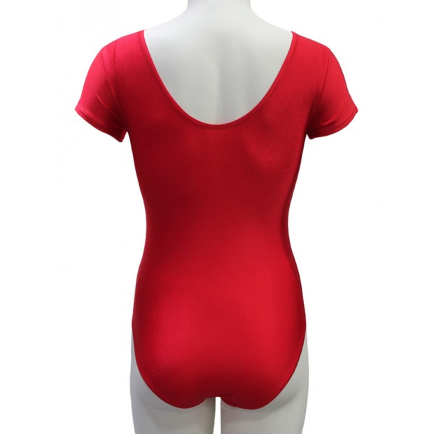 Maillot fille rouge à...