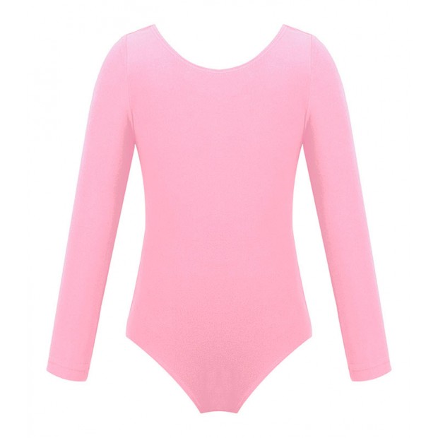 Maillot fille rose à...