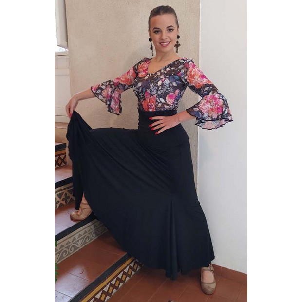 Black Flamenco Skirt Fitted...