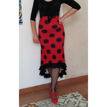 Jupe-Surjupe Flamenco Rouge...