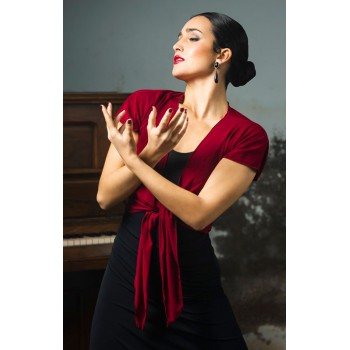 Cardigan Flamenco Bordeaux...