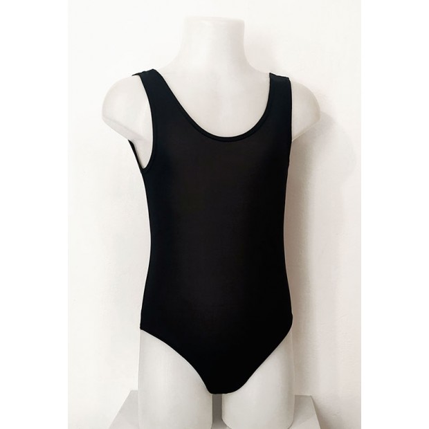 Girl's Maillot Black Wide...