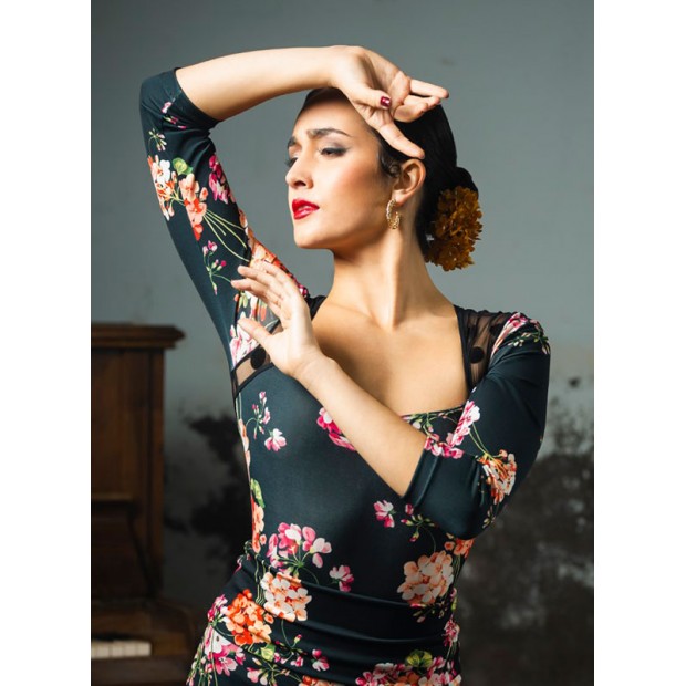 Falda Baile Flamenco profesional y ensayo al mejor precio EF378