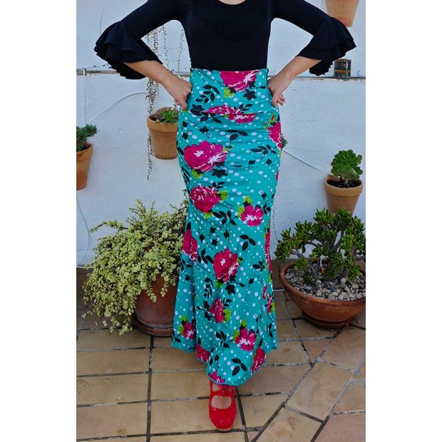 Falda Flamenco Verde...