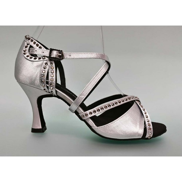Silver Ballroom Dance Shoe...