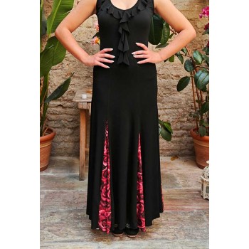 Black Flamenco Skirt and...