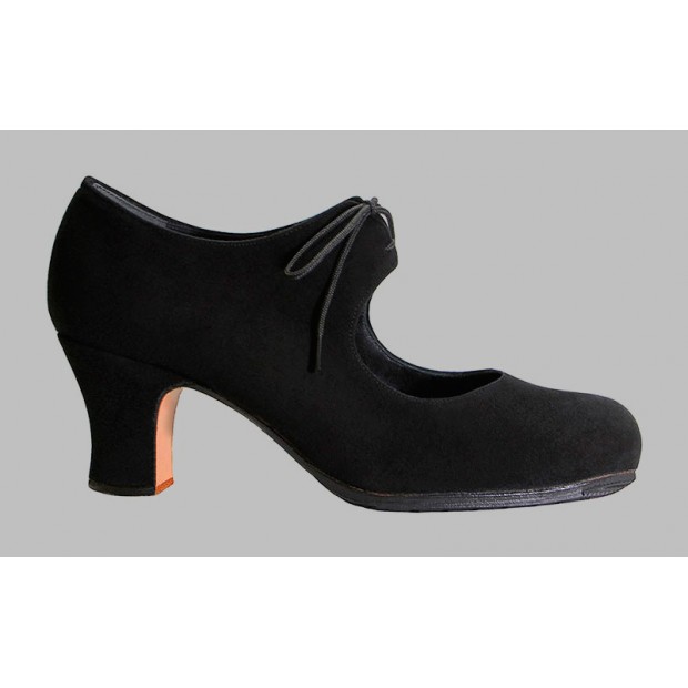 Professional  black suede...