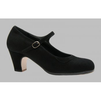 Professional black flamenco...