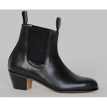 Botte à talon cubain en...