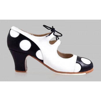 Black and White Leather...