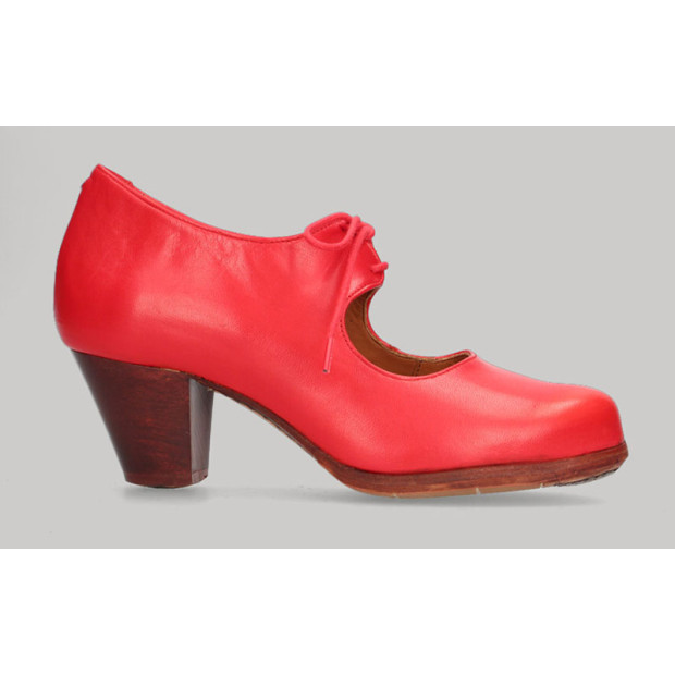 Professional red leather...