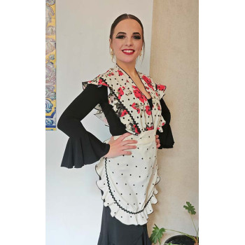 Beige Flamenco Apron and...