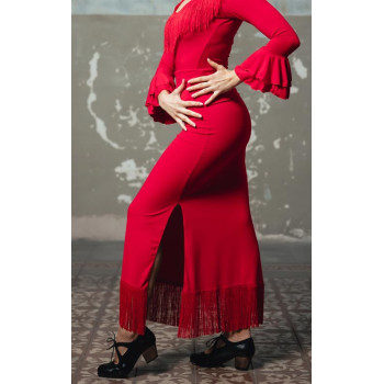 Flamenco skirt with side...